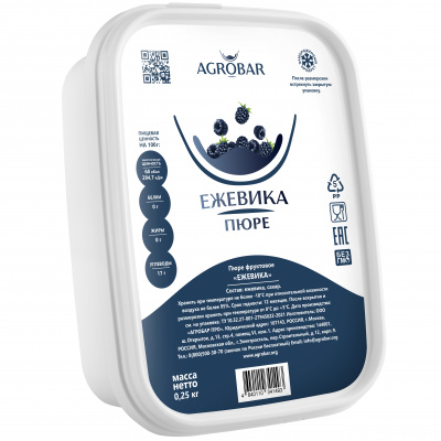 Пюре Ежевика, 250 гр