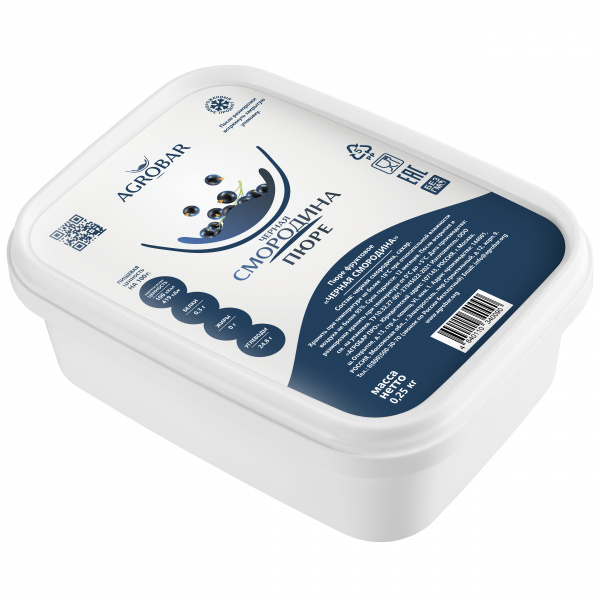 Пюре Смородина чёрная, 250 гр