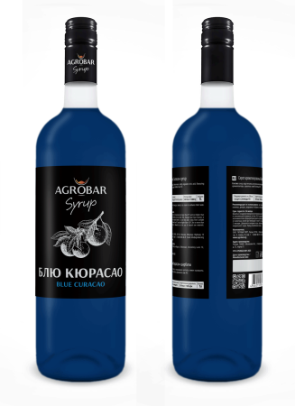 Сироп Блю Кюрасао АГРОБАР 1л