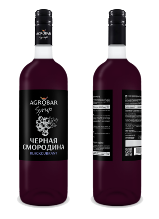Сироп Черная Смородина АГРОБАР 1л
