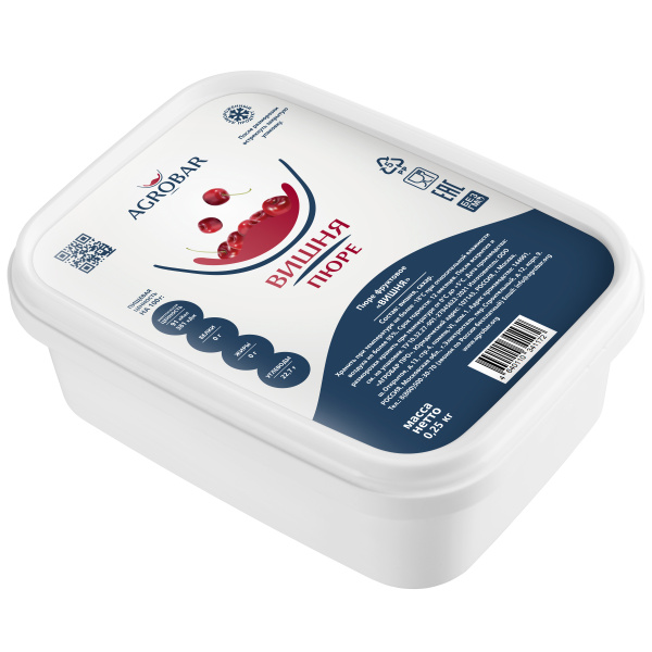 Пюре Вишня, 250 гр, с сахаром